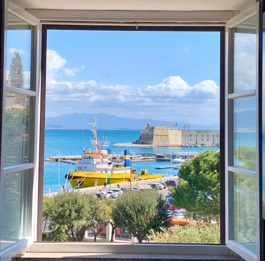 Ferienwohnung La Finestra Sul Mare Geata Exterior foto