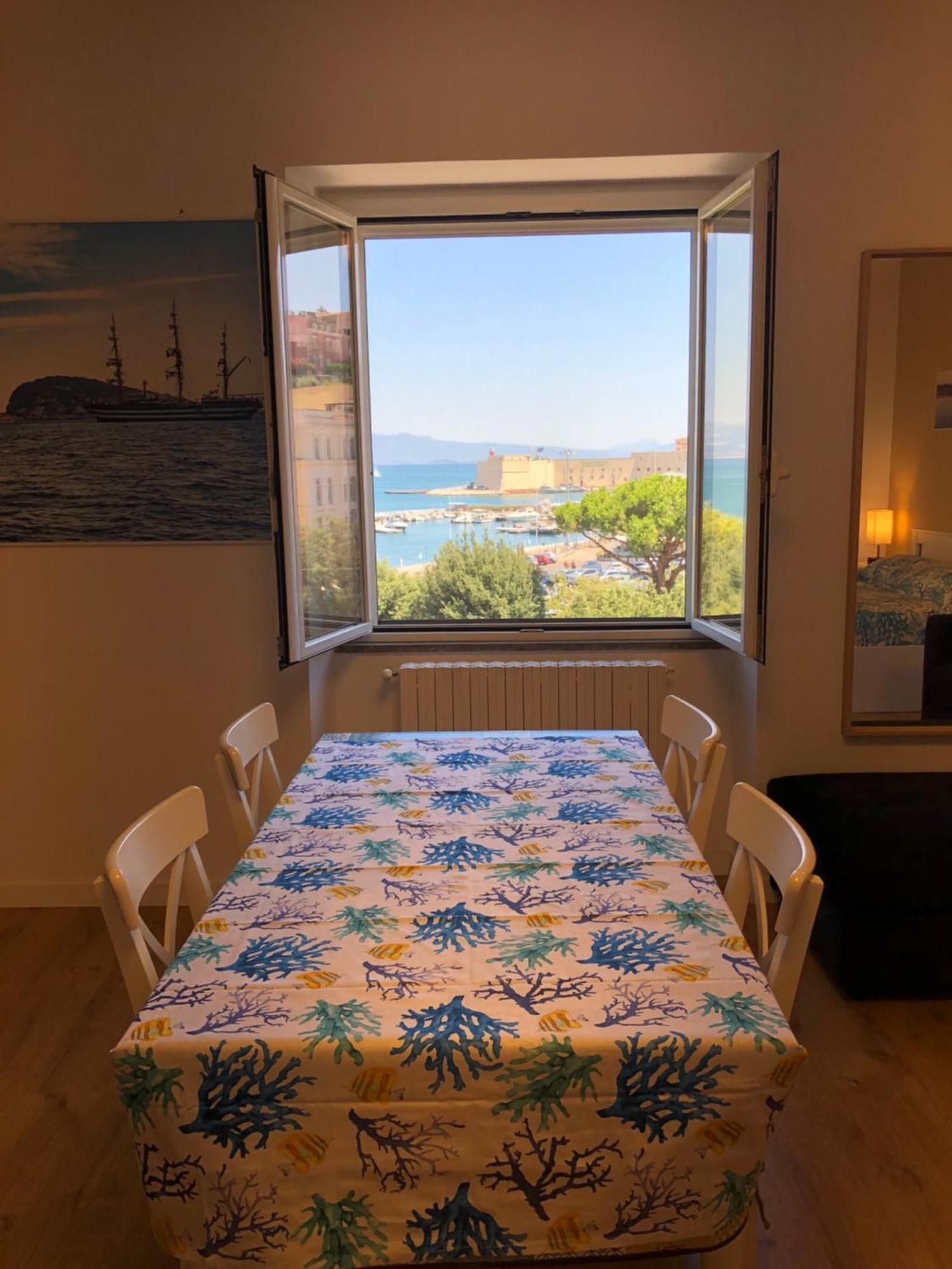 Ferienwohnung La Finestra Sul Mare Geata Exterior foto