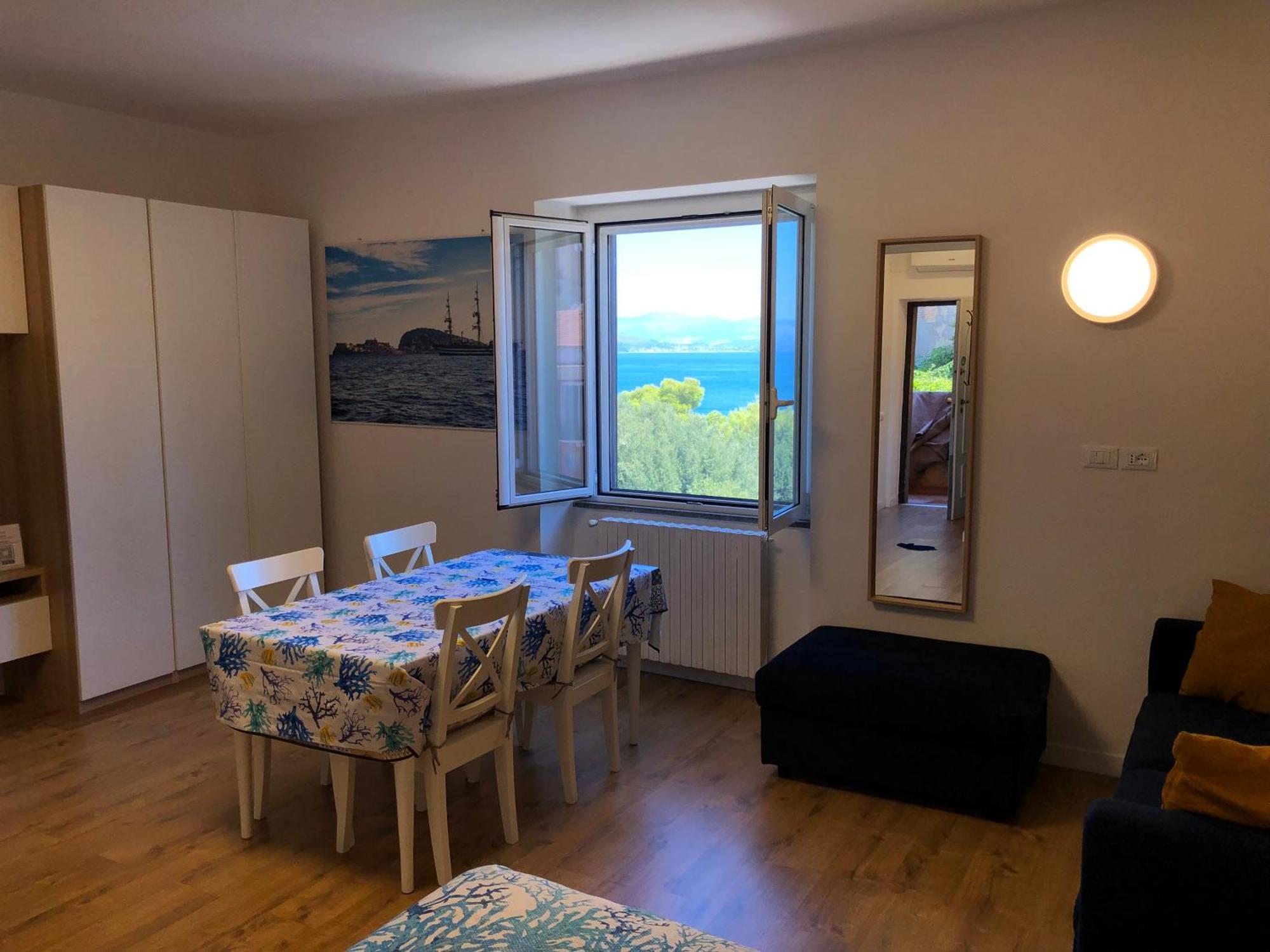 Ferienwohnung La Finestra Sul Mare Geata Exterior foto